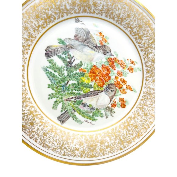 Boehm Birds by LENOX Eastern Phoebe & Robin 1977 Plates Annual limited Edition - Picture 6 of 15